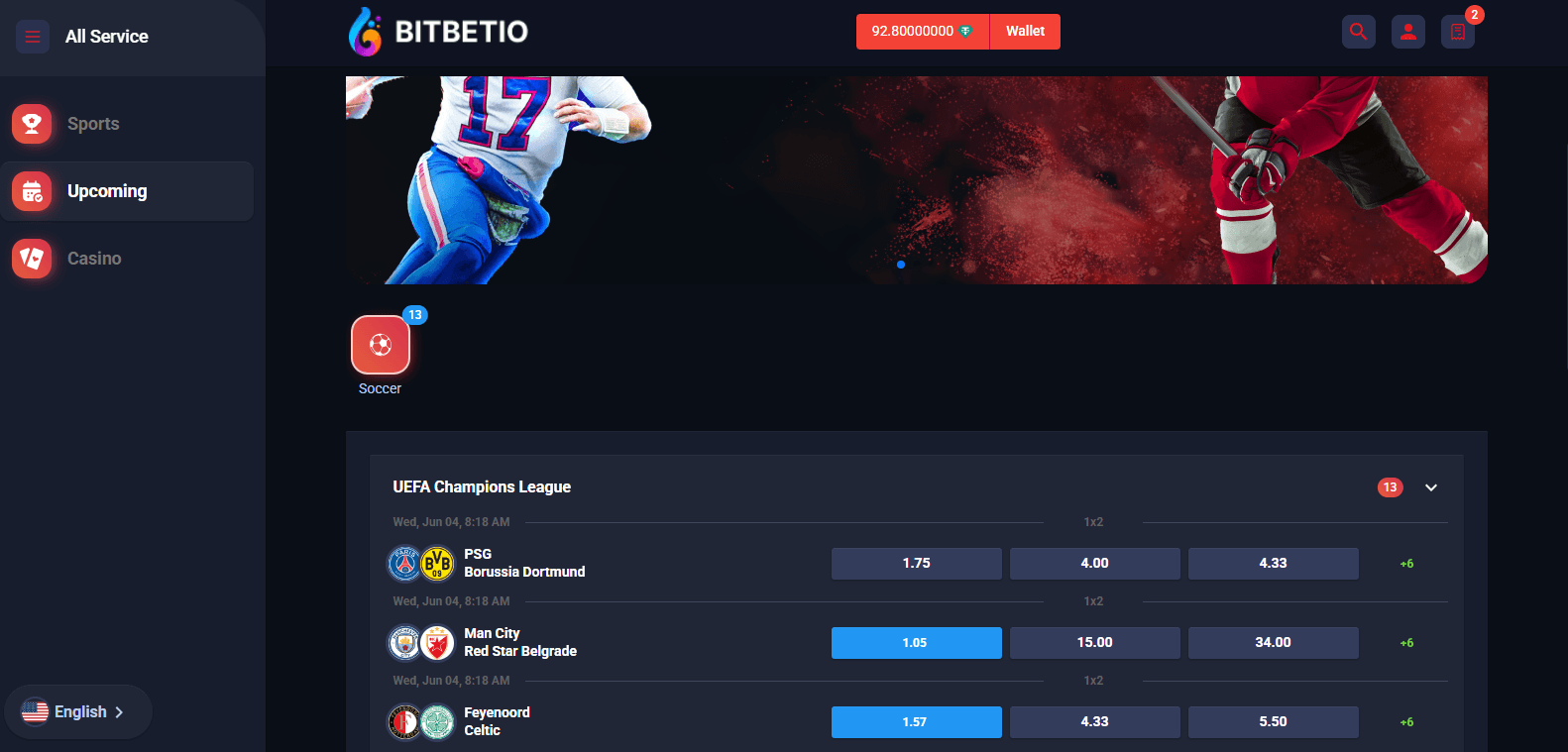 BitBet - Sportsbook & Casino